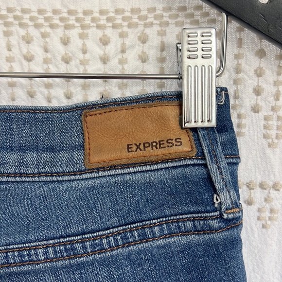 Express Distressed Stretch Jeans Size 6 - Picture 6 of 6
